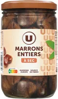 Marrons entiers à sec - Bocal 420g