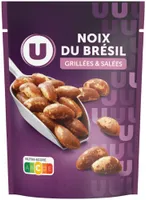 Noix du Brésil grillées salées sachet de 100g