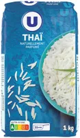 Riz long thaï sachet carré en aluminium de 1kg