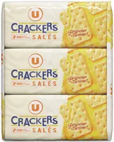 Crackers salés 3 paquets de 100g