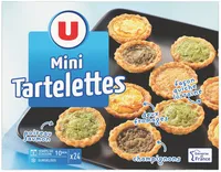 Assortiments de mini tartelettes apéritif x24 - 300g