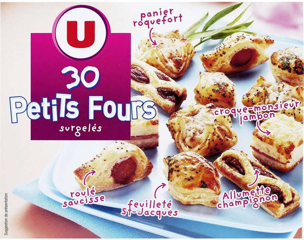 Assortiment de petits fours apéritifs