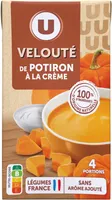 Soupe Velouté de potiron à la crème fraîche 1l