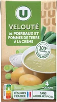 Soupe Velouté poireaux et pommes de terre brique de 1 litre