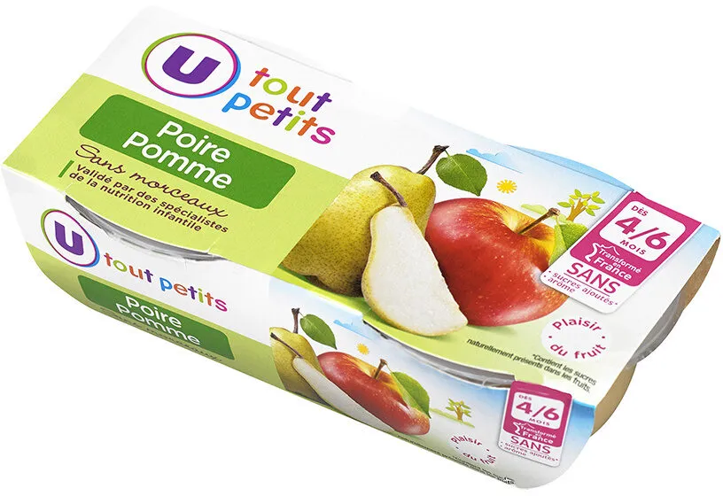 Bols pour bébé poire et pomme