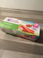 Coupelles Pour Bébé Carottes U Tout Petits, Dès 6 Mois,