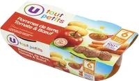 Bols pomme de terre tomate boeuf