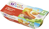 Bols légumes boeuf 8 mois