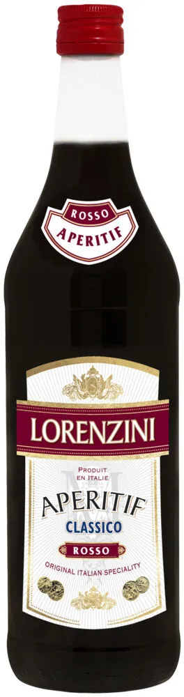 Boisson aromatisée à base de vin rosso Lorenzini, 14,4°, 1L