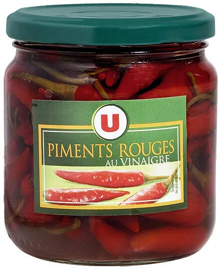 Piments rouges au vinaigre