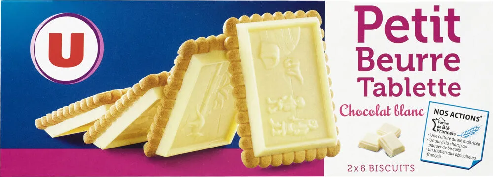 Petit beurre chocolat blanc 150g