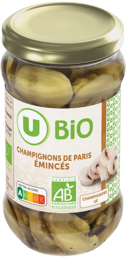 Champignons de Paris émincés - Bocal 280g