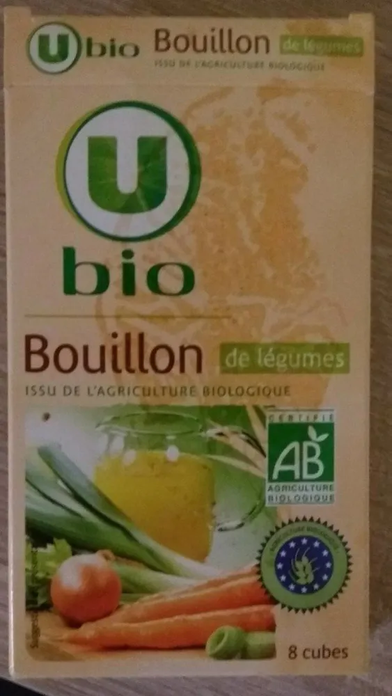 Bouillon légumes bio U