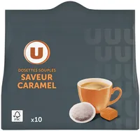 Café dosettes saveur caramélisé - x10