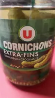 Cornichons extra-fins au vinaigre bocal de 185g