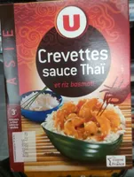 Crevettes sauce Thaï et riz basmati