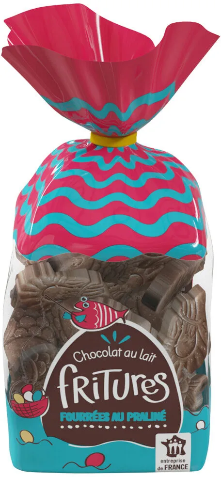 Friture en chocolat au lait au praline prestige U