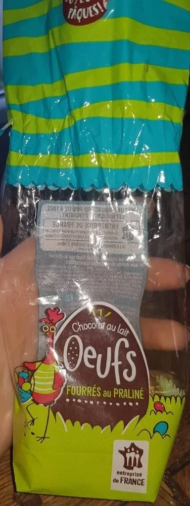 Oeufs chocolat au lait