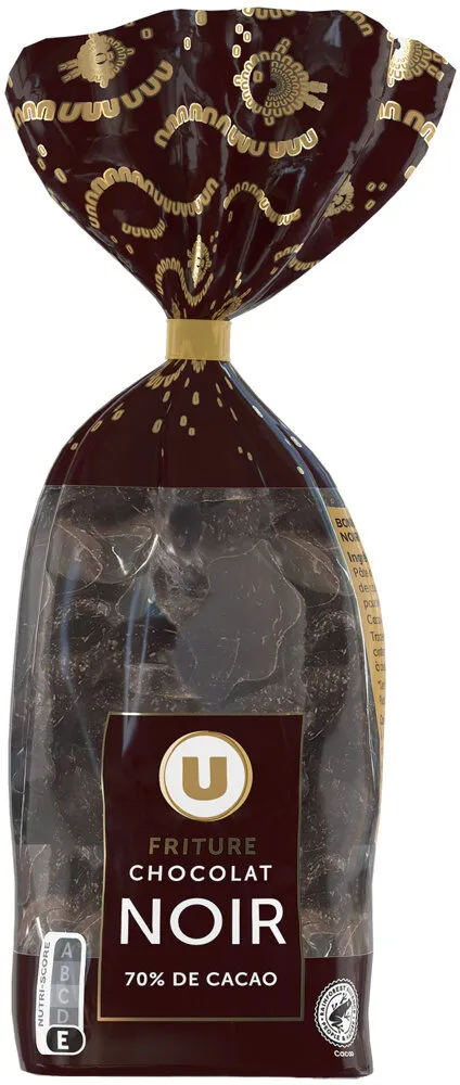 Sachet fritures chocolat noir 70% - 200g