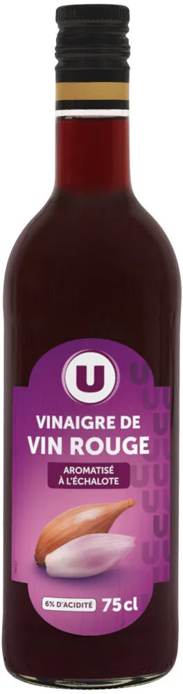 Vinaigre vin rouge aromatisé à l\'échalote