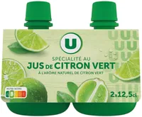 Jus de citron vert 2x12, 5cl