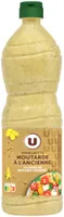 Vinaigrette allégée en matières grasses à la moutarde à l'ancienne bouteille de 1 litre