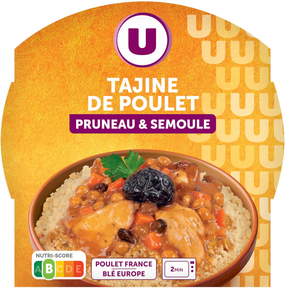 Plat cuisiné Tajine au poulet pruneaux - 300g