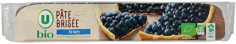 Pâte à tarte brisée pur beurre bio , 230g