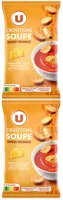 Croûtons ronds frits pour soupe saveur fromage 2x90g - 180g