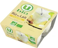 Riz au lait saveur vanille