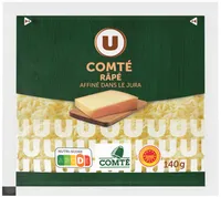 Comté AOP au lait cru râpé 34%MG