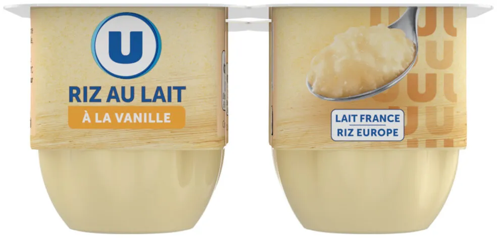 Riz au lait à la vanille 4x115g
