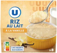 Riz au lait à la vanille 8x115g
