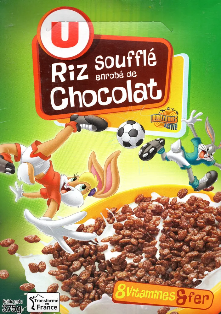Riz Soufflé Enrobé de Chocolat