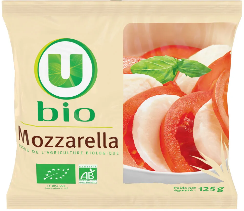 Mozzarella au lait pasteurisé 19% de MG