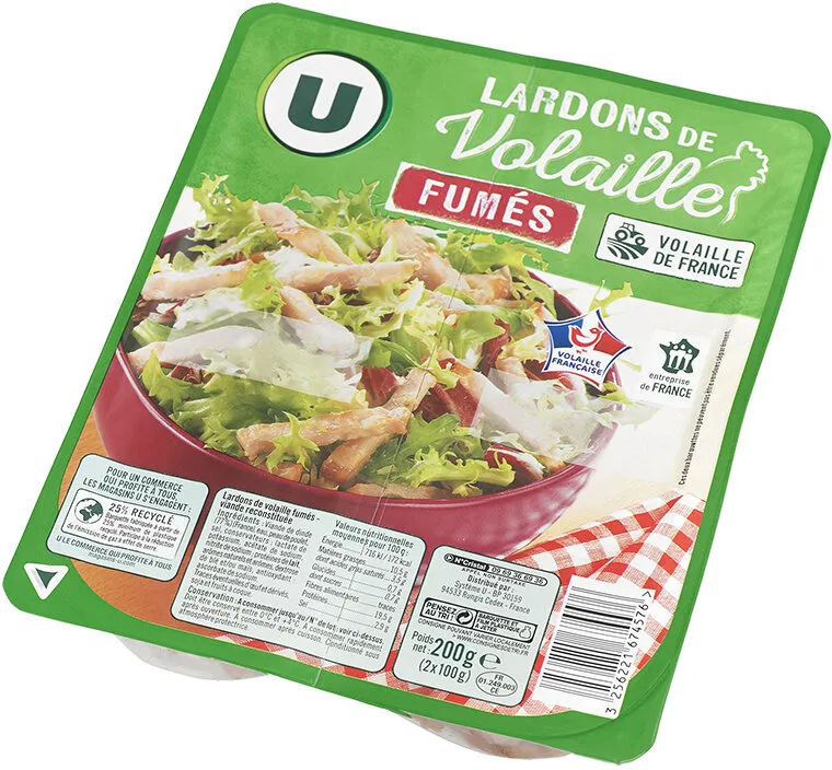 Lardons de volaille fumés