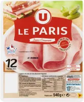 Jambon de Paris viande de porc française