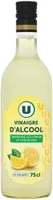 Vinaigre d'Alcool au Jus de Citron 6° bouteille en verre de 75cl