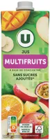 Jus à base de concentré multifruits brique 1l