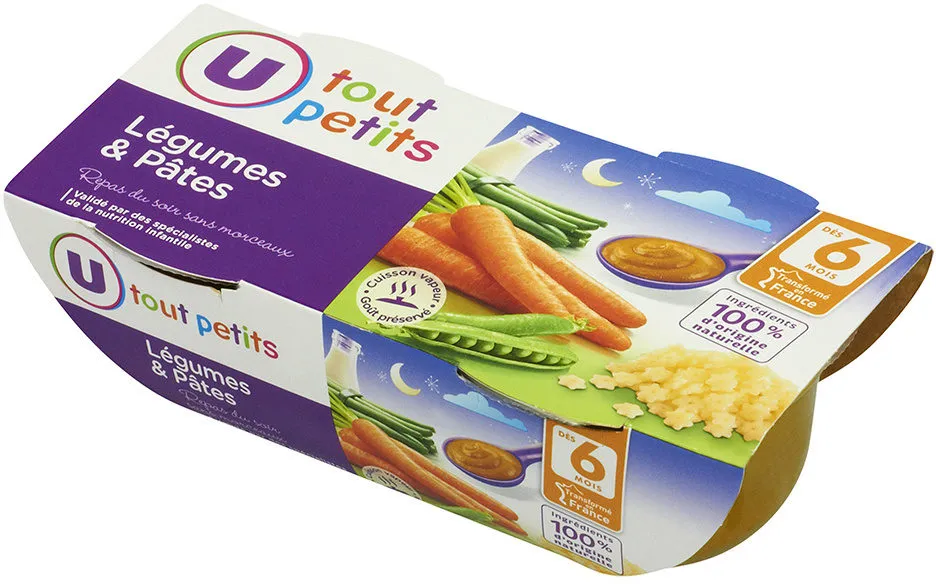 Bols soir Légumes Pâtes