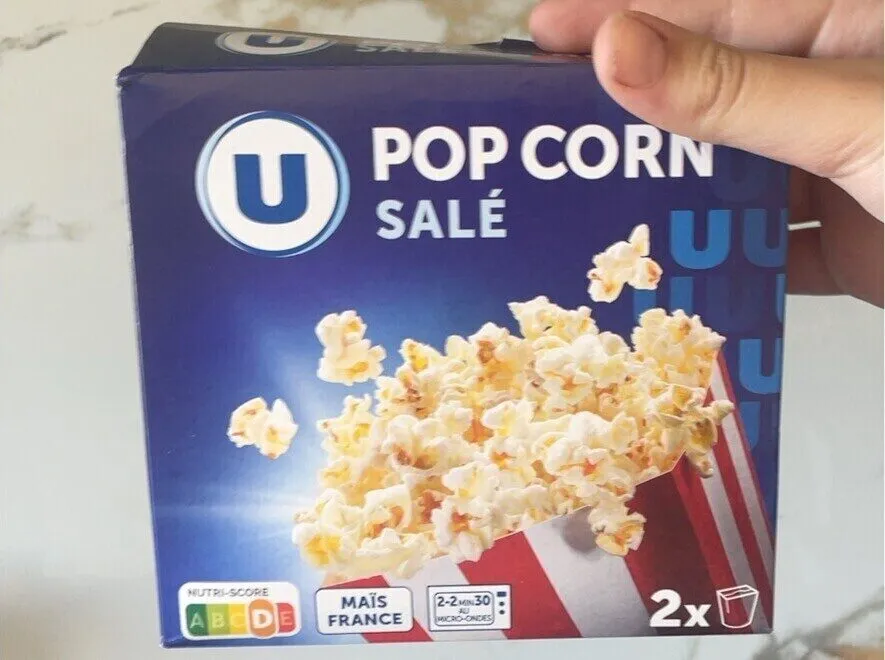 Popcorn salé micro ondable en gobelet
