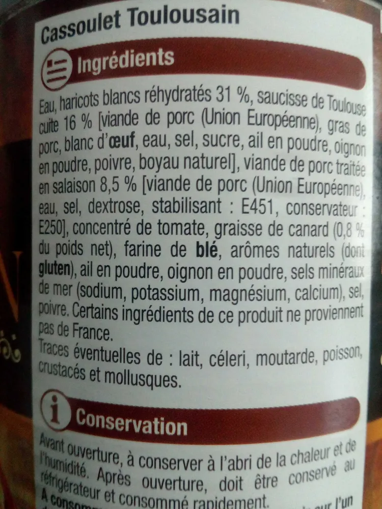 Cassoulet toulousain