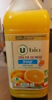 Pur jus frais réfrigéré orange sans pulpe
