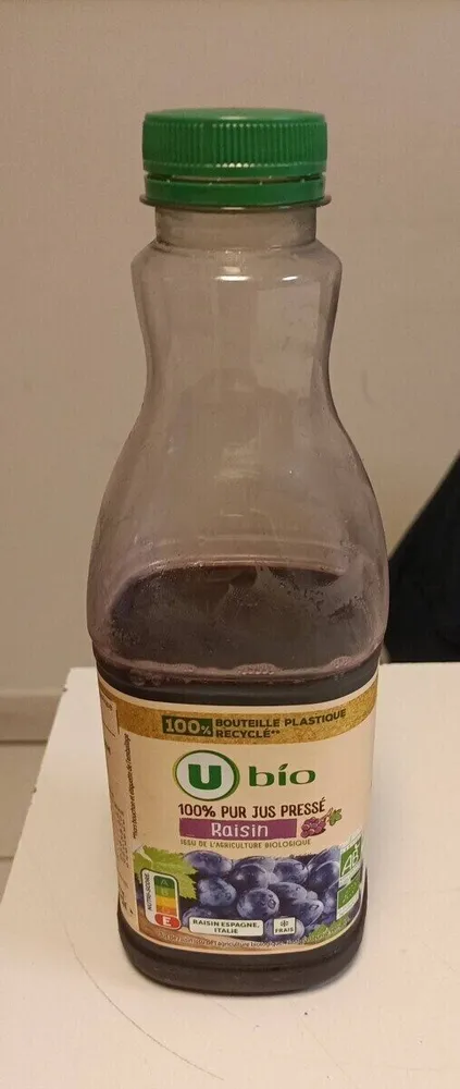 Pur jus pressé raisin bio