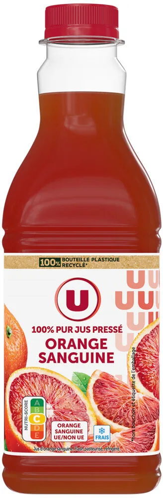Pur jus réfrigéré d'oranges sanguines 90cl
