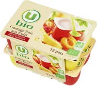 Fromage blanc frais aromatisé aux fruits