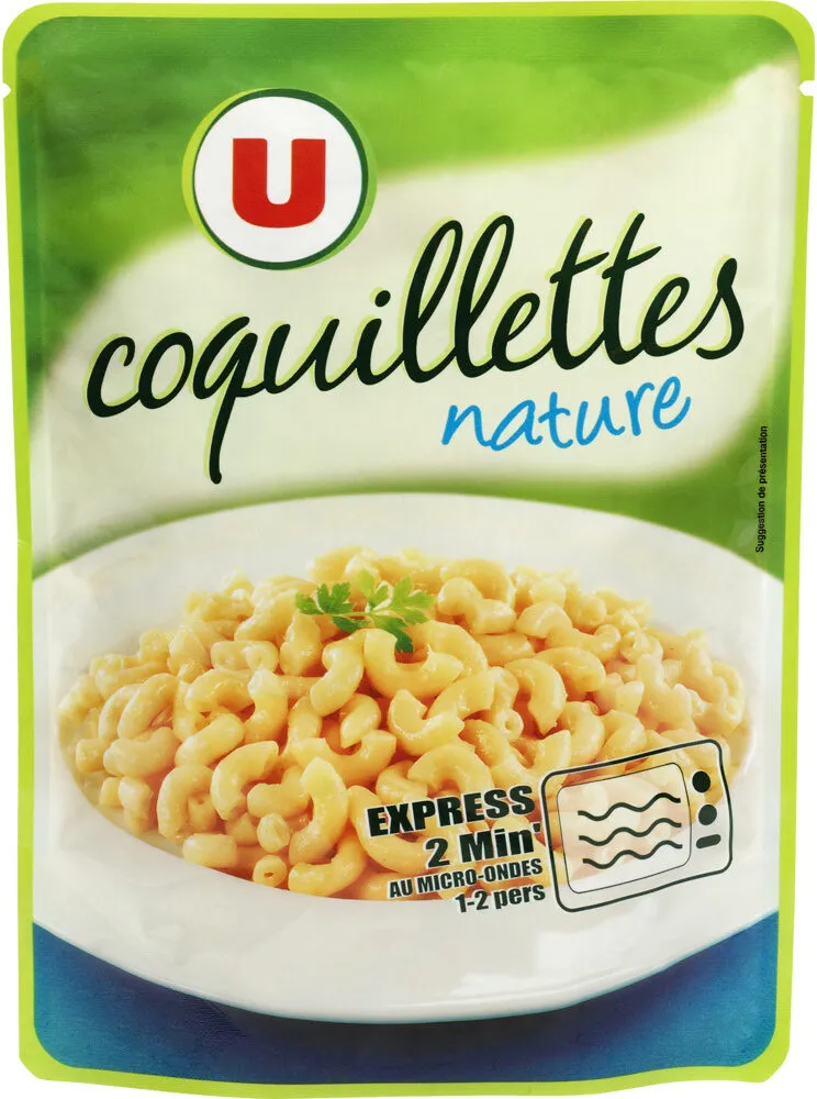 Coquillette nature micro-ondable 2 minutes