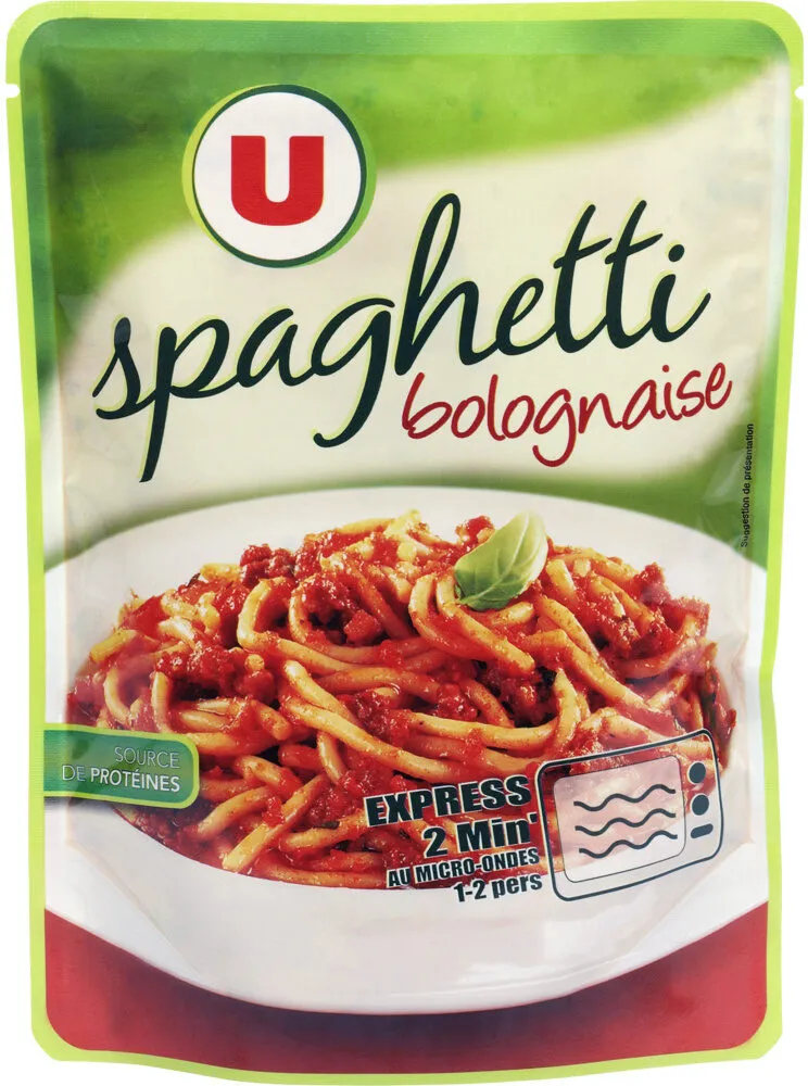 Spaghetti bolognaise micro-ondable 2'