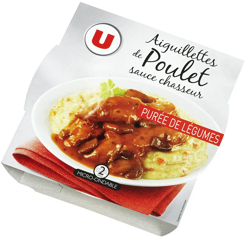 Aiguillettes poulet sauce chasseur