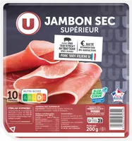 Jambon sec supérieur - x10 tranches, 200g